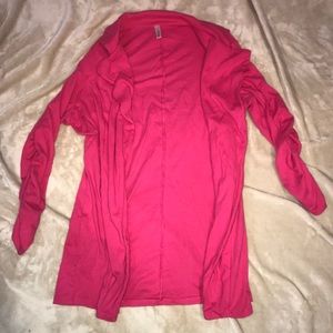 Pink cardigan